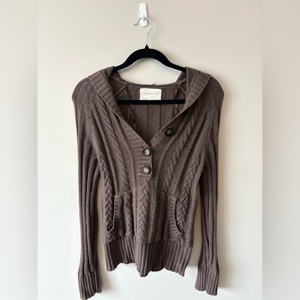 Aeropostale Cable Knit Sweater